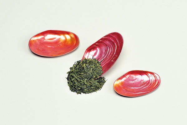 銅製 茶さじ さくら貝形